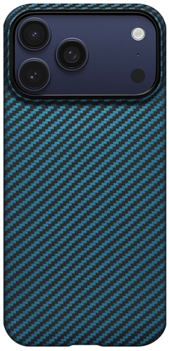 Чехол для iPhone 17 Pro Pitaka Edge PitaTap Ultra-Slim Case - Black/Blue 250_100_770149