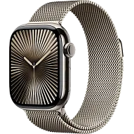 Часы Apple Watch Series 10 46mm Titanium Case Milanese Loop Natural M/L 500_191_328392