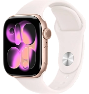 Часы Apple Watch Series 11 46mm Rose Gold Aluminium Case GPS Sport Band Light Blush M/L 500_191_526551