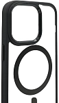 Чехол прозрачный с цветным бортиком MagSafe iPhone 14 Pro Max Черный 250_100_642395