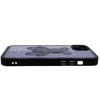 Чехол с мишкой для iPhone 14 Синий 400_400_132216