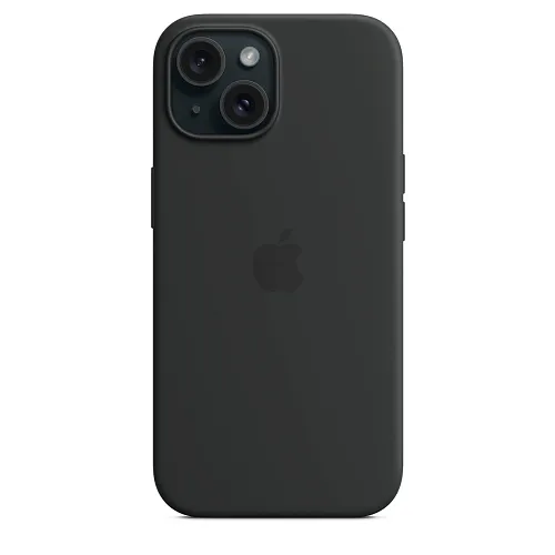 Чехол для iPhone 15 Plus Silicone Case with MagSafe - Black 250_100_124617