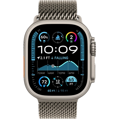 Часы Apple Watch Ultra 2 49mm Titanium Case GPS+Cellular Titanium Milanese Loop S 400_400_640803