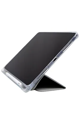 Прозрачный чехол-книжка для iPad Pro 11 с тройным загибом Серый 400_400_121687