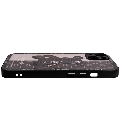 Чехол с мишкой для iPhone 14 Коричневый 400_400_535140