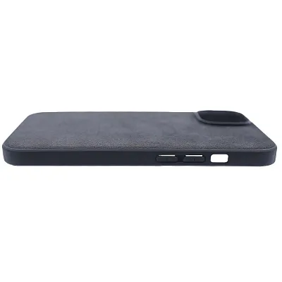 Чехол алькантара для iPhone 14 Plus Черный 400_400_131760