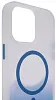 Чехол для iPhone 13 Pro Max с MagSafe матовый градиент Синий 100_100_533467