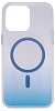 Чехол для iPhone 14 Pro Max с MagSafe матовый градиент Синий 100_100_534000