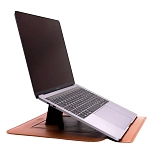 Чехол WIWU Skin Pro Slim Stand Sleeve с подставкой для MacBook 14.2" pro, Brown 250_100_641974