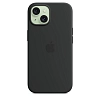 Чехол для iPhone 15 Silicone Case with MagSafe - Black 100_100_642108