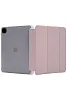 Прозрачный чехол-книжка для iPad Pro 12.9 с тройным загибом Розовый 100_100_121721