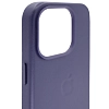 Чехол для iPhone 14 Pro Max кожаный с MagSafe Фиолетовый 100_100_533933