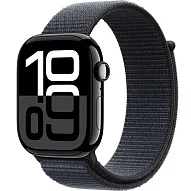 Часы Apple Watch Series 10 46mm Jet Black Aluminium Case GPS Sport Loop Ink 500_191_191265