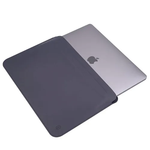 Кожаный чехол для MacBook Pro 16.2 WIWU Skin Pro 2 Blue 250_100_131551