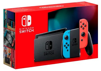Игровая приставка Nintendo Switch Neon Blue/Neon Red 400_400_240465