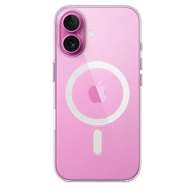 Чехол для iPhone 16 Clear Case with Button/MagSafe 400_400_534344