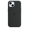 Чехол для iPhone 15 Silicone Case with MagSafe - Black 100_100_642105