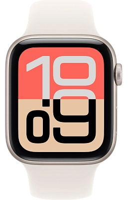 Часы Apple Watch Series SE 3 44mm Aluminium Case GPS Sport Band Starlight S/M 400_400_527908