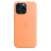 Чехол для iPhone 15 Pro Max Silicone Case with MagSafe - Orange Sorbet 100_100_642074