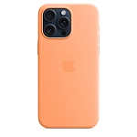 Чехол для iPhone 15 Pro Max Silicone Case with MagSafe - Orange Sorbet 250_100_642074