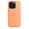 Чехол Apple iPhone 15 Pro Max Silicone Case with MagSafe -  Orange Sorbet 100_100_641660