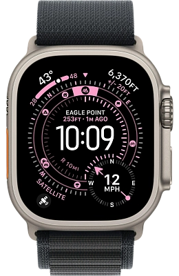 Часы Apple Watch Ultra 3 49mm Titanium Case Natural / Trail Loop Black/Charcoal S/M 400_400_519130