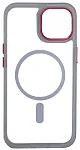 Чехол прозрачный с цветным бортиком MagSafe iPhone 14 Прозрачный 250_100_535055