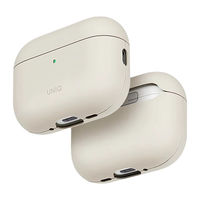 Кожаный чехол для AirPods Pro 3 Uniq Lyden VEX Vegan Leather - Clay 400_400_623703