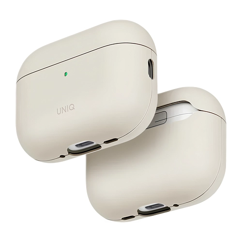 Кожаный чехол для AirPods Pro 3 Uniq Lyden VEX Vegan Leather - Clay 250_100_623703