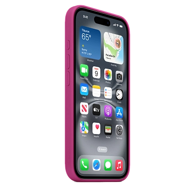 Чехол для iPhone 16 Silicone Case with MagSafe - Fuchsia 400_400_642256