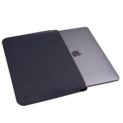 Чехол для MacBook 16.2 WiWU Skin Pro Slim Stand Sleeve с подставкой Blue 400_400_130452