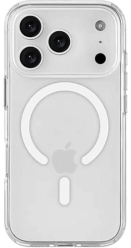 Чехол для iPhone 17 Pro Max Clear Case with Button/MagSafe - Прозрачный 250_100_539543