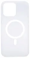Чехол для iPhone 14 Pro Wlons с MagSafe прозрачный матовый с рамкой Белый 500_191_534030