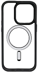 Чехол прозрачный с цветным бортиком MagSafe iPhone 14 Pro Max Черный 250_100_642393