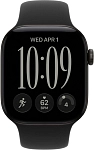 Часы Apple Watch Series 12 42mm Aluminium Case GPS Black Sport Band Black M/L 250_100_851828