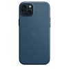 Чехол Apple iPhone 15 FineWoven Case with MagSafe - Pacific Blue 100_100_641443