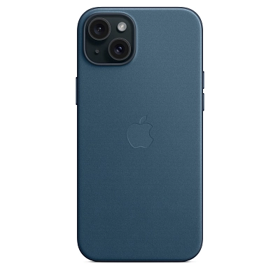 Чехол Apple iPhone 15 FineWoven Case with MagSafe - Pacific Blue 400_400_641443