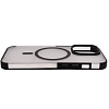 Чехол для iPhone 14 Pro Max Wlons с MagSafe прозрачный матовый с рамкой Черный 100_100_533912
