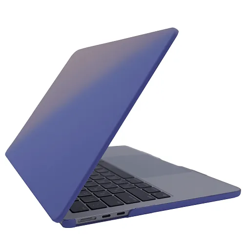 Чехол DDC Rainbow Case на MacBook Pro 16.2 Бежевый/Синий 250_100_130652