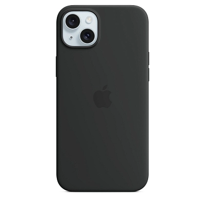 Чехол Apple iPhone 15 Plus Silicone Case with MagSafe -  Black 400_400_545359