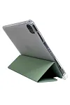 Прозрачный чехол-книжка для iPad Pro 12.9 с тройным загибом Зеленый 250_100_121718