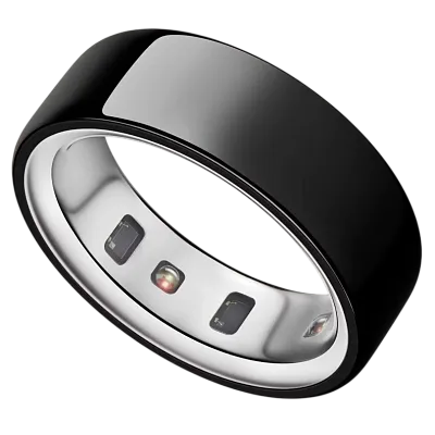 Умное кольцо Oura Ring 4 Black Size 12 400_400_456013