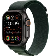 Часы Apple Watch Ultra 2 49mm Black Titanium Case GPS+Cellular Alpine Loop Dark Green S 500_191_191384