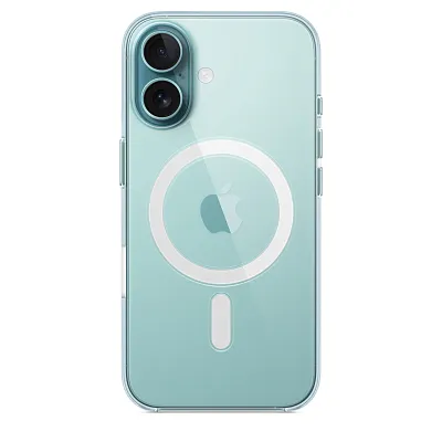 Чехол для iPhone 16 Clear Case with Button/MagSafe 400_400_534345