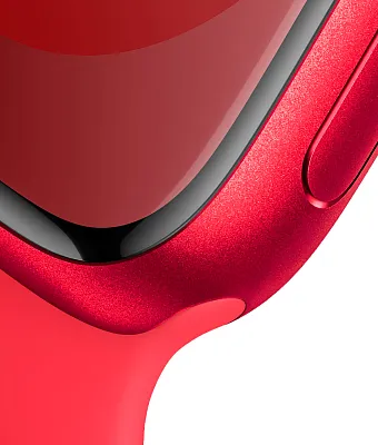 Часы Apple Watch Series 9 45mm Aluminium Case Sport Band Red S/M 400_400_110565