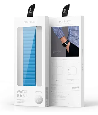 Ремешок для Apple Watch 38 мм / 40 мм / 41 мм DD Strap, Chain Version Blue 400_400_117639