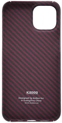 Карбоновый чехол для iPhone 14 KZDOO Kevlar Красный 400_400_137513