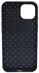 Плетеный Силиконовый чехол для iPhone 14 Черный 250_100_532302
