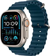 Часы Apple Watch Ultra 2 49mm Titanium Case GPS+Cellular Ocean Band Blue 500_191_111185