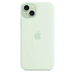 Чехол Apple iPhone 15 Plus Silicone Case with MagSafe -  Soft Mint 250_100_641529